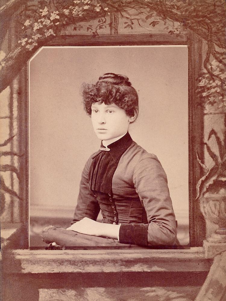Ella Pullman, 1876, Photo courtesy of William Sherman