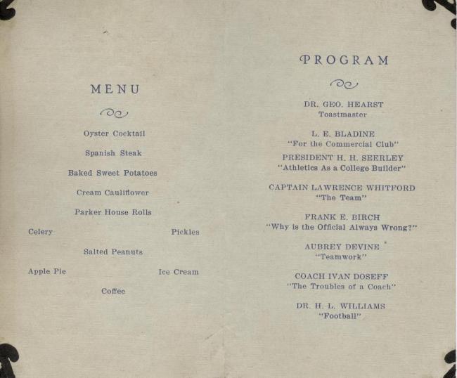 Dinner program