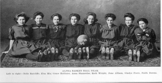 1909 Alpha basketball team