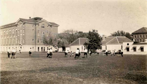 Physical education class, 1930.