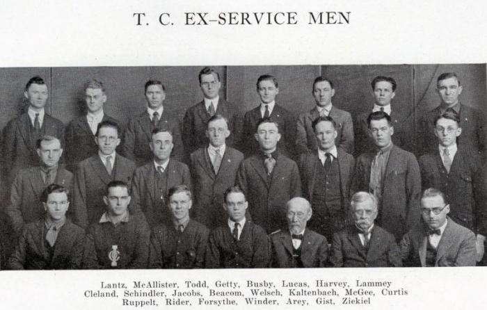 TC ex-servicemen, 1922