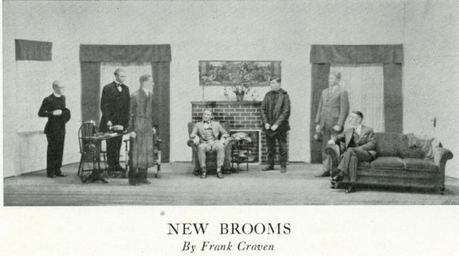 A scene from "New Brooms", 1927