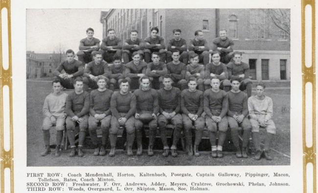 Teachers College football team, 1924