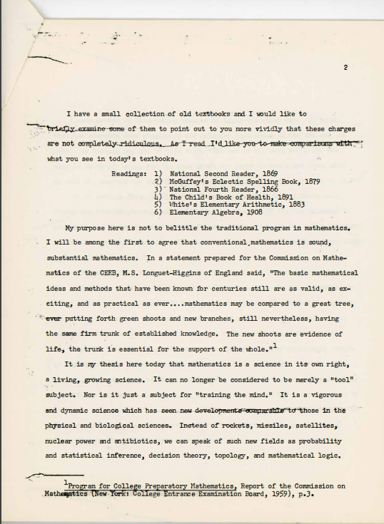 An Uncluttered View of Modern Mathematics by Ross A. Nielsen, page 2