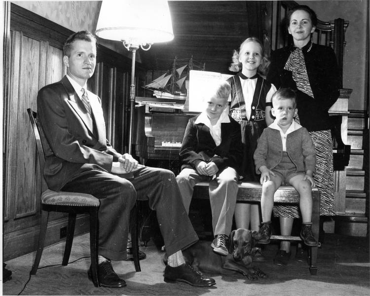 The Maucker family, 1950.