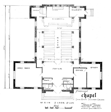 Chapel floor plan