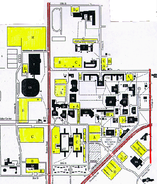 Campus Map 1997 | Special Collections & University Archives