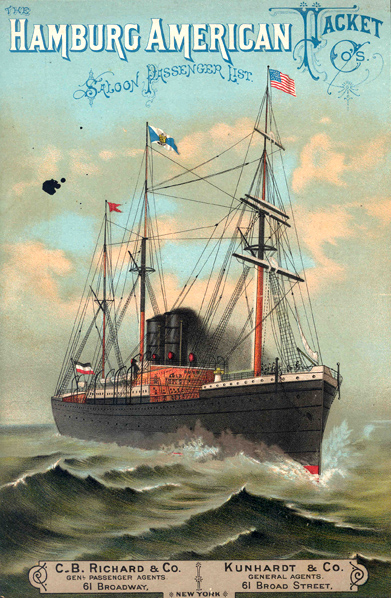 Hamburg American ship