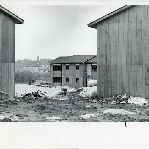 Hillside Courts units under construction