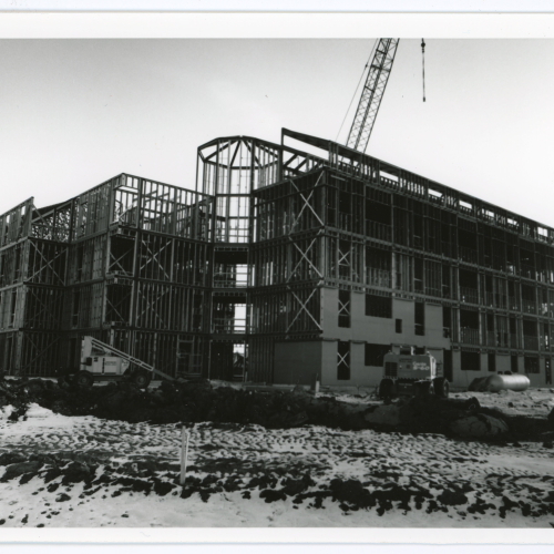 Brickwork on ROTH exterior during construction