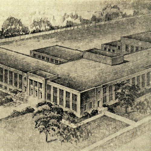 Architectural plans of the Laboratory School, July 1949